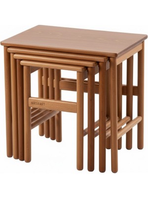 Masifart Mas Kayın Mars Zigon Sehpa