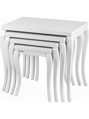 Masifart Simia Ceviz Avangart Zigon Sehpa