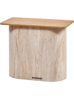 Masifart Derla Yapay Traverten Milano Oval Ayak