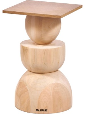 Masifart Courtney Kısa Kupa Ayak Cilasız Ham