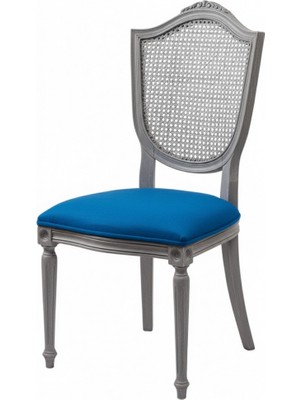 Masifart Marina Hasırlı Kupa Oymalı Tornalı Sandalye