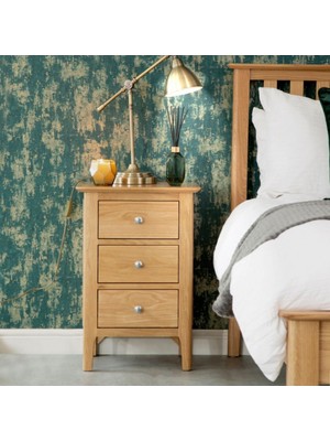 Masifart Emilia 45 cm 3 Cekmece Komodin