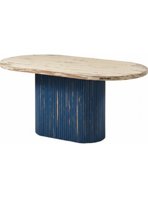 Masifart Diann 200 Lük Ptt Oval Ayak Yemek Masası