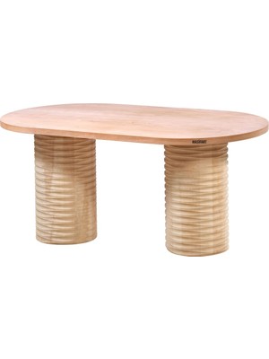 Masifart Bonus 160 Lık Suyolu Oval Masa Cilasız Ham