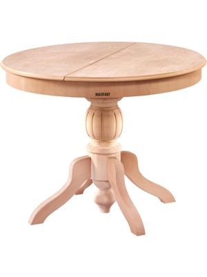 Masifart Rozet 100 Lük Yuvarlak Baba Açılır Masa Cilasız Ham