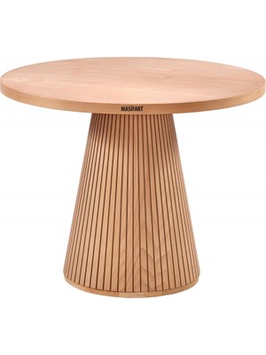 Masifart Apole 100 Lük Fıçı Çizgili Masa Cilasız Ham