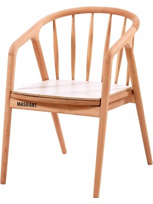 Masifart Sergi New Sandalye Cilasız Ham