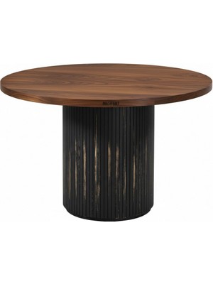 Masifart Apole 120 Lik Geniş Çizgili Yemek Masası