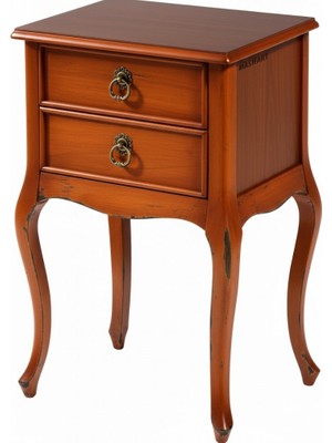 Masifart Amarens Lükens Çift Çekmeceli Komodin