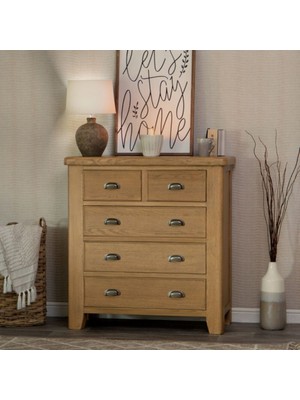 Masifart Nest 3+2 Cekmeceli Şifonyer 100 cm