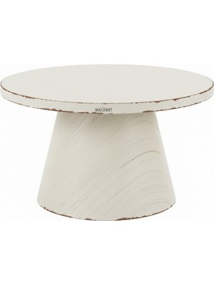 Masifart Ternus Meşe Fıçı Orta Sehpa