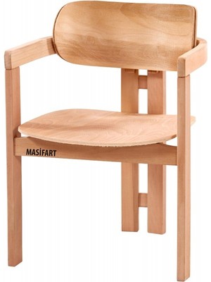 Masifart Jovia Nıght Sandalye Cilasız Ham