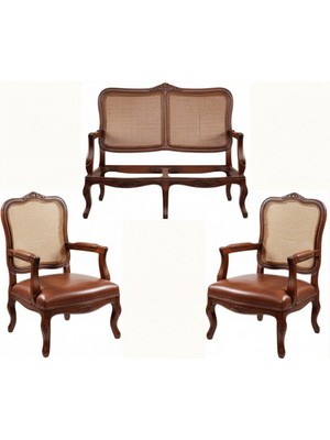 Masifart Callust Hasırlı Italyan Oymalı Çay Takımı