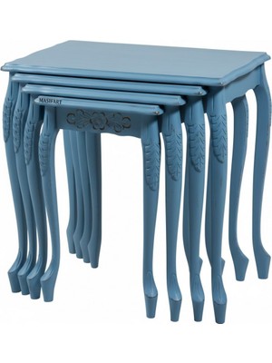 Masifart Putridus Yüksek Lükens Oymalı Zigon Sehpa