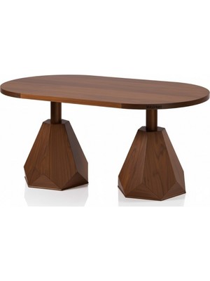 Masifart Guilie 160 Lık Pırlanta Oval Yemek Masası