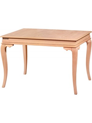 Masifart Samas 140 Lık Rustik Sabit Masa Cilasız Ham