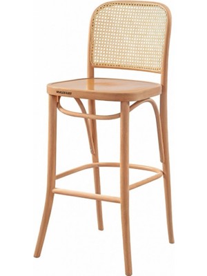 Masifart Konsta Hasırlı Petek Bar Sandalyesi