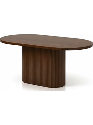 Masifart Diann 160 Lık Ptt Oval Ayak Yemek Masası