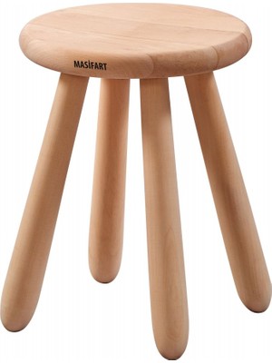 Masifart Avila Tombik Tabure Cilasız Ham