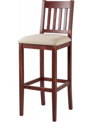 Masifart Europa Çıtalı Döşemeli Bar Sandalyesi