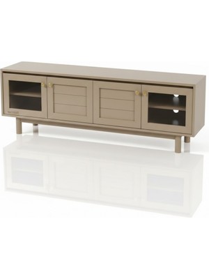 Masifart Çita 180 Lik Abelya Kayın Açık Tv Ünitesi