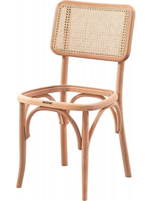 Masifart Sever Hasırlı Sofa Sandalye Cilasız Ham