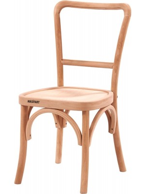 Masifart Carme Lüks Tonet Sandalye Cilasız Ham