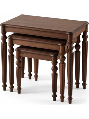 Masifart Matea Mira Kayın Zigon Sehpa