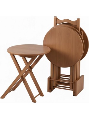 Masifart Uvage Yuvarlak Çanta Zigon Sehpa