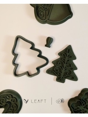 Kış Konseptli Özel Tasarım Kurabiye Kalıbı Seti - 3D Baskı