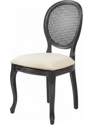 Masifart Hypat Hasırlı Madalyon Sandalye