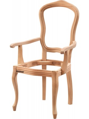 Masifart Romad Italyan Kollu Sandalye Cilasız Ham