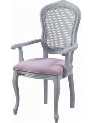 Masifart Florenc Hasırlı Italyan Kollu Sandalye