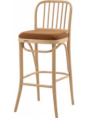 Masifart Decio Çıtalı Petek Döşemeli Bar Sandalyesi