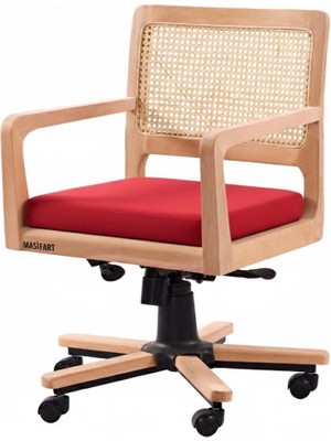 Masifart Silver Hasırlı Spor Döner Koltuk