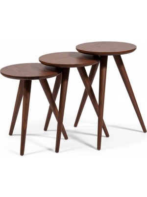 Masifart Cochlear Yuvarlak Retro Zigon Sehpa