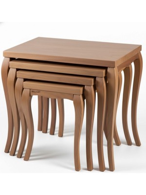 Masifart Navis Kayın Avangart Zigon Sehpa