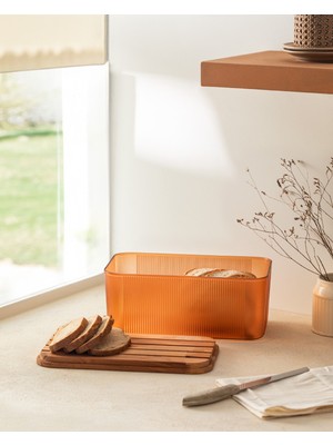 Feyza Design Ahşap Kapaklı Ekmek Kutusu, Şık ve Dayanıklı Saklama Çözümü