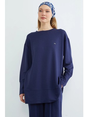 FullaModa Fullamodest Büyük Beden Çimalı Modal 2 Li Takım