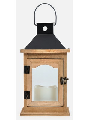 Ledli Metal Mumluk (15 x 15 x 28)