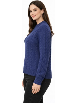 Modaplaza Kadın Saç Örgü Kazak 7030