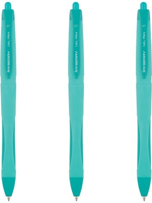 Hype Store Serve Jel Kalem 07MM Pastel Nane Yesılı 3lü Set