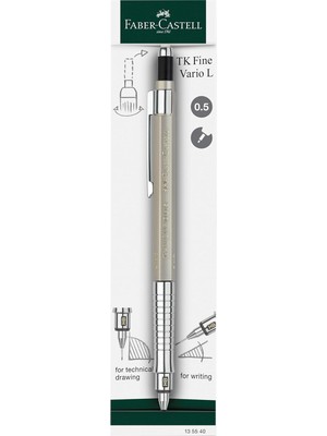 Hype Store Faber-Castell Tk Fine Vario Lüx Versatil Kalem, 0.5 Mm, Champagne Gold, Ayarlanabilir Uç, Ergonomik