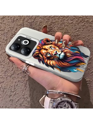 HONTINGA Infinix Smart 8 Pro ile Uyumlu Kılıfı Silikon Kenar Sert Arka Düşüme Önleyici Basitlik Anti Düşme Kamera Korumali Pembe Leopar Desen Telefon Kılıfı Kadın ve Erkek Için Uygundur K1-0720