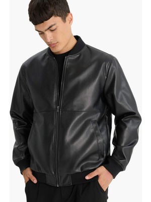 DeFacto Regular Fit Suni Deri Mont F5775AX25WN