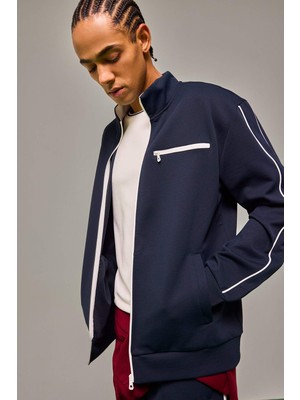 DeFacto Standart Fit Dik Yaka Hırka F9370AX26SP