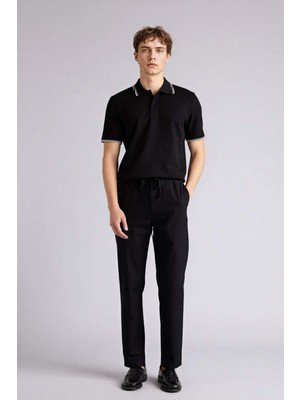 DeFacto %100 Pamuk Regular Fit Beli Lastikli Pantolon D2671AX26SM