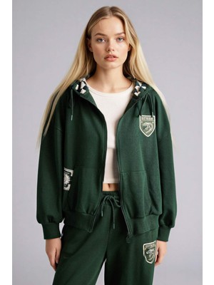 DeFacto Harry Potter Oversize Baskılı Hırka H0243AX26SP