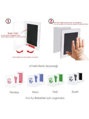 Eco Port Bebek El ve Ayak Izi Anı Baskı Seti