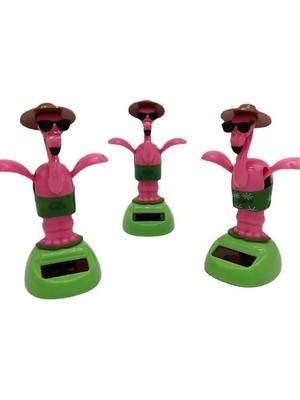 Eco Port Güneş Enerjili Solar Sallanan Flamingo